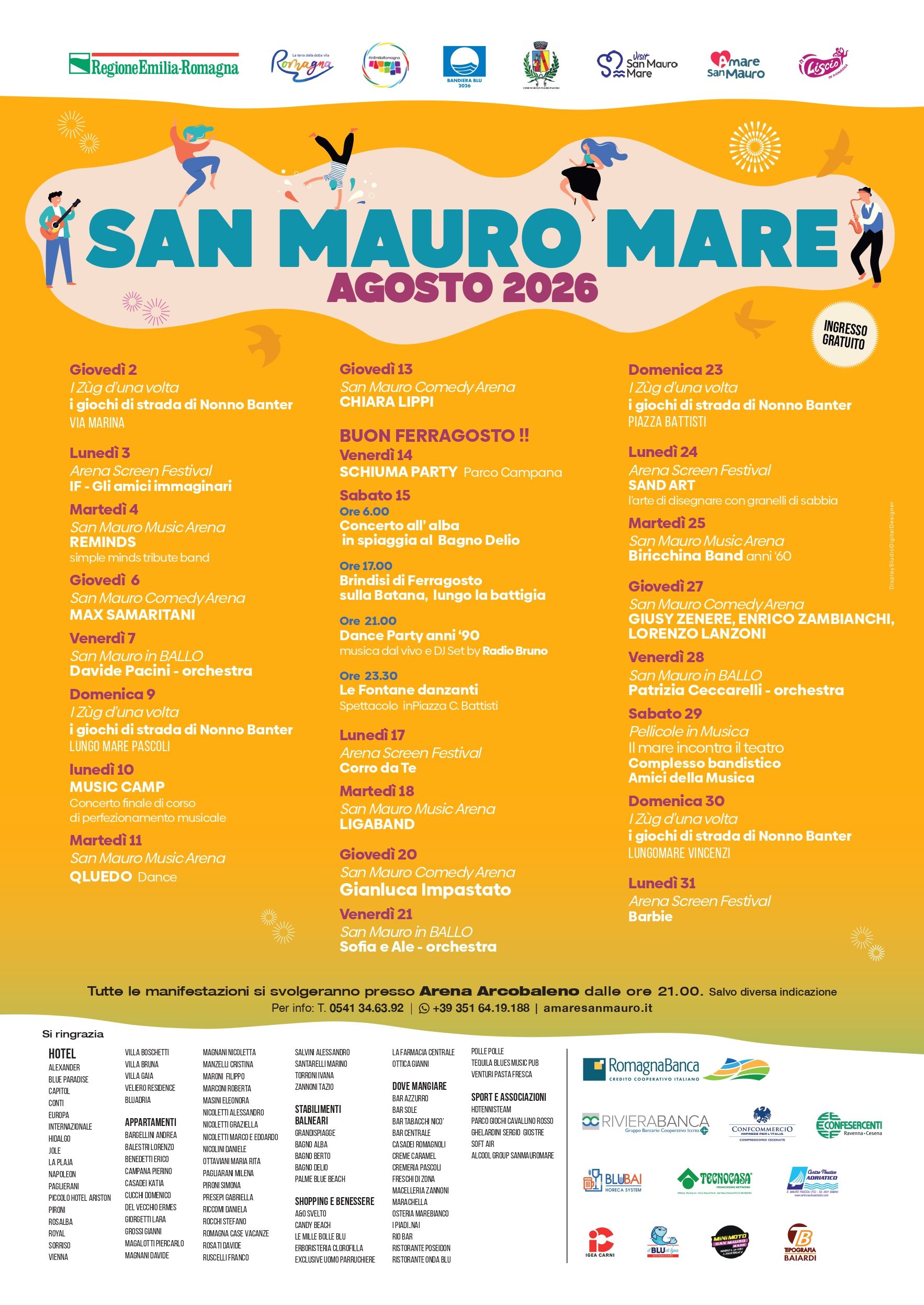 EVENTI AGOSTO