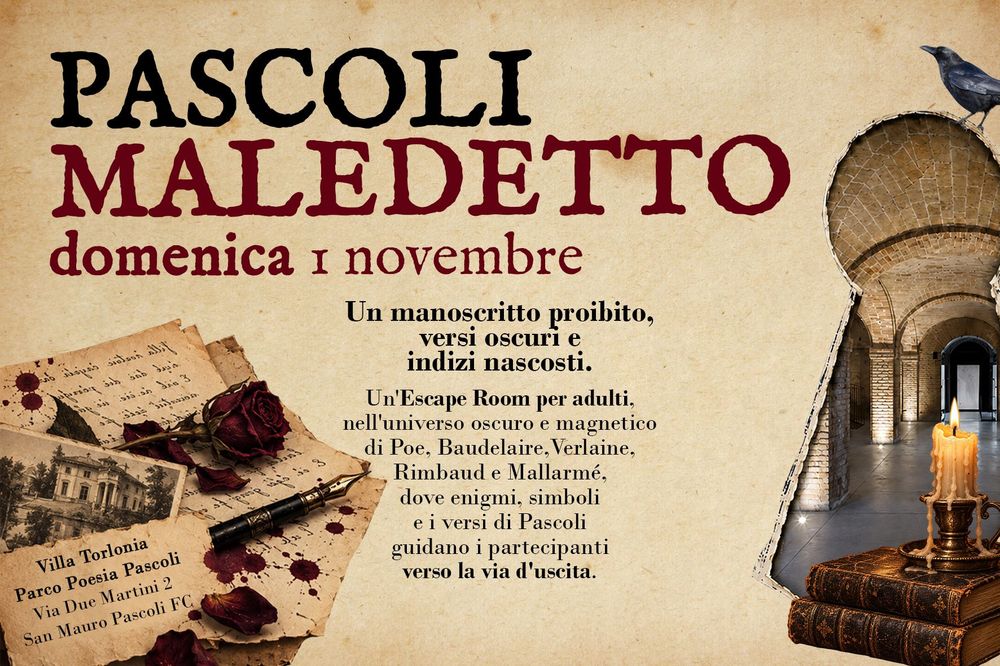 Immagine di PASCOLI MALEDETTO - VILLATORLONIA PARCO POESIA PASCOLI