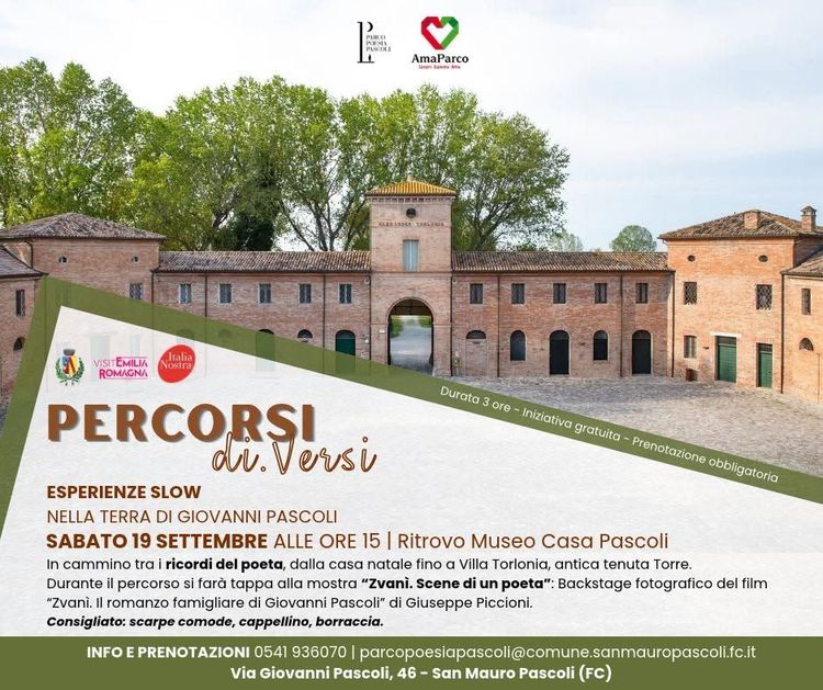 PERCORSI DI.VERSI - PARCO POESIA PASCOLI - 19 SET 2026