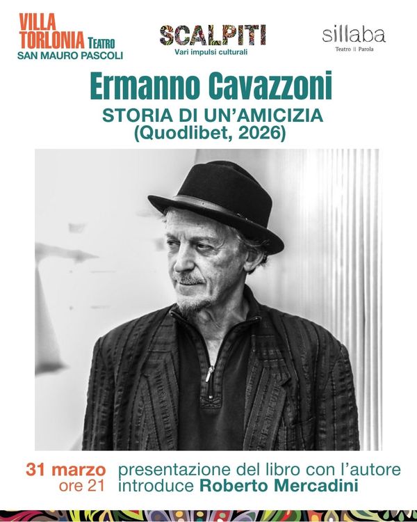 Presentazione del libro "STORIA DI UN'AMICIZIA" - 31 MAR 2026